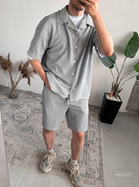 Комплект сорочка шорти чоловічий літний легкий MOR _mors3-XL фото
