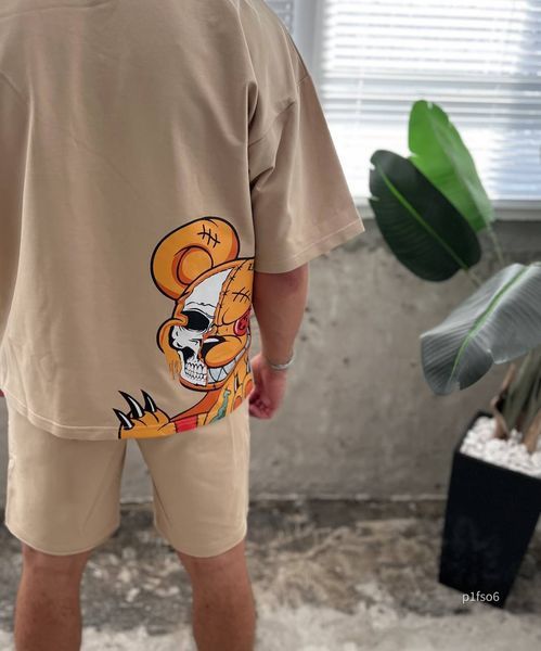 Костюм FSO футболка шорти чоловічий оверсайз з принтом p1fso6-XL фото