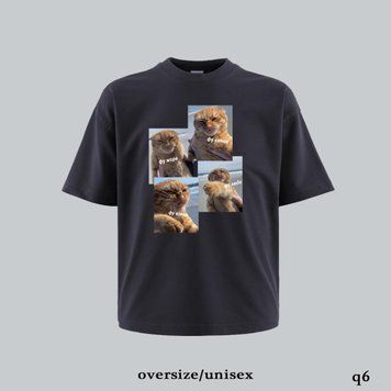 Футболка з принтом чоловіча оверсайз 24f2q6-XL фото