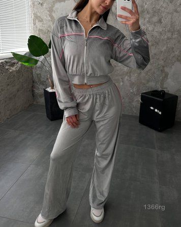 Жіночий костюм кофта на блискавці штани VIBE _1366rg-l фото