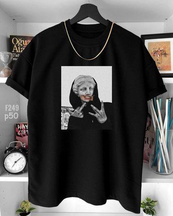 Футболка з принтом f249p50-XL фото
