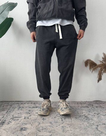 Спортивні штани з ефектом варки leh2-xl фото