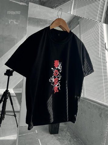 Футболка з принтом f249p262-XL фото