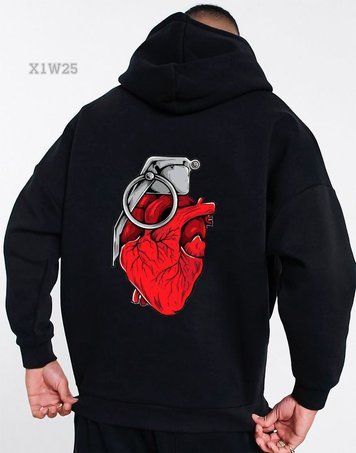 Худі з принтом Fomo x1w25-XL фото