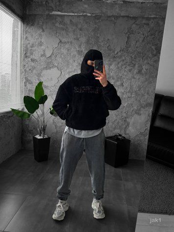 Плюшеве оверсайз Худі ESSENTIALS jak1-XL фото