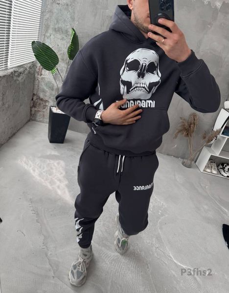 Костюм худі штани з принтом p3fhs2XL фото