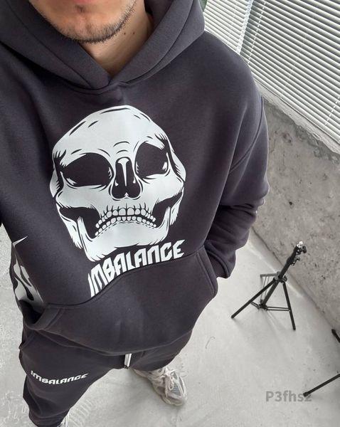 Костюм худі штани з принтом p3fhs2XL фото