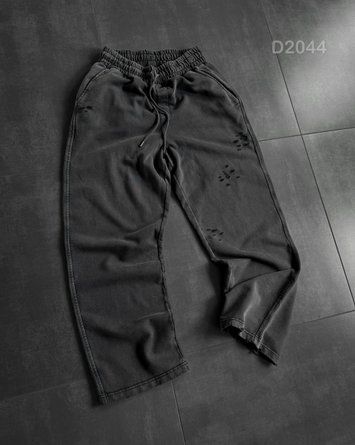 Спортивні штани з ефектом варки d2044-xl фото