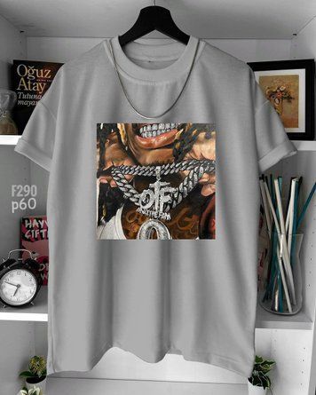 Футболка з принтом f290p60-XL фото