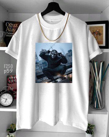 Футболка з принтом f250p59-XL фото