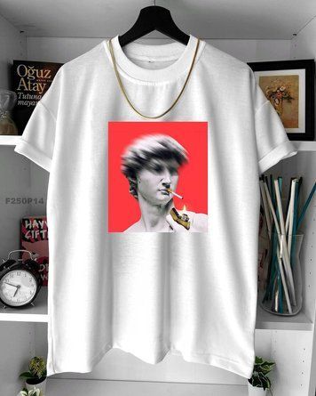 Футболка з принтом f250p14-XL фото