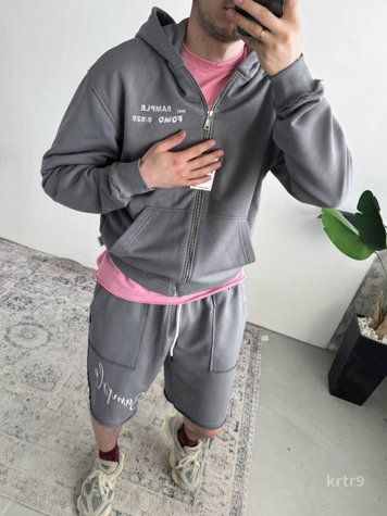Костюм чоловічий оверсайз кофта шорти Karter krtr3-XL фото