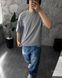 Футболка оверсайз чоловіча однотонна базова Smile 24f4-XL фото 3