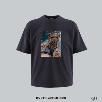 Футболка з принтом чоловіча оверсайз 24f2q11-XL фото