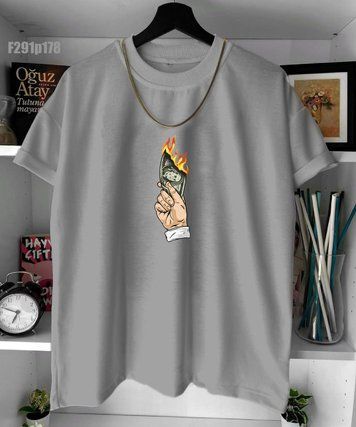 Футболка з принтом f291p178-XL фото