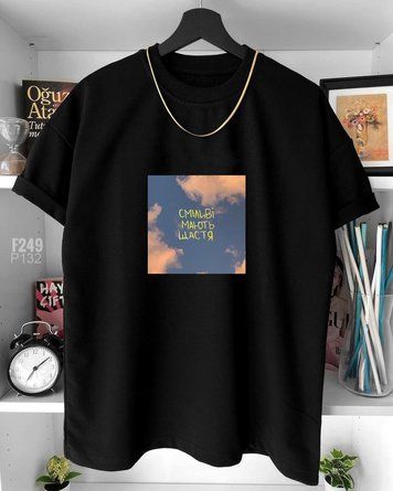 Футболка з принтом f249p132-XL фото