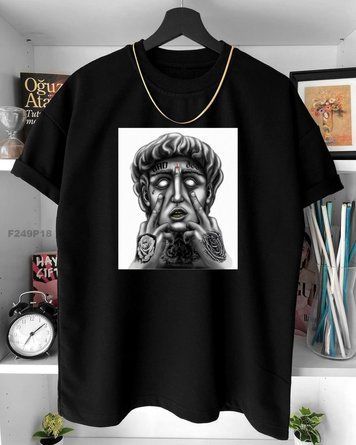 Футболка з принтом f249p18-XL фото