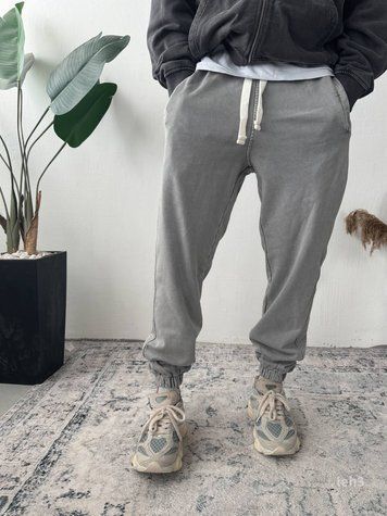 Спортивні штани з ефектом варки leh3-xl фото