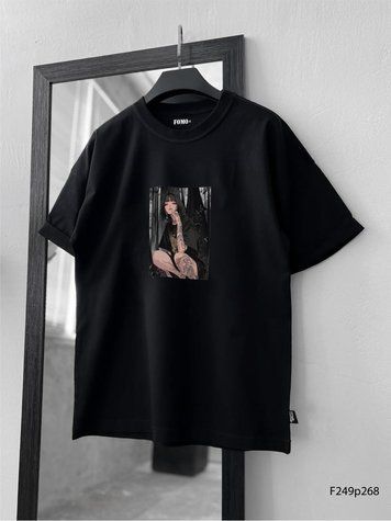 Футболка з принтом f249p268-XL фото
