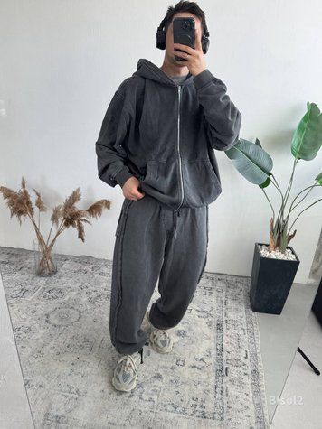 Костюм кофта на блискавці штани варений варка чоловічий BlSol blsol2-XL фото