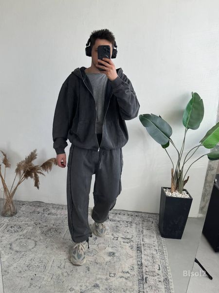 Костюм кофта на блискавці штани варений варка чоловічий BlSol blsol2-XL фото