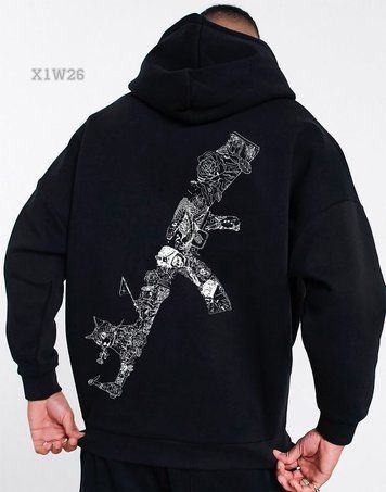 Худі з принтом Fomo x1w26-XL фото