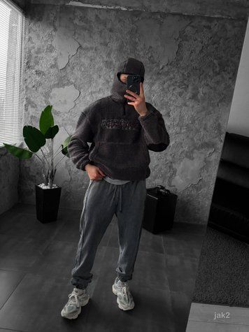 Плюшеве оверсайз Худі ESSENTIALS jak2-XL фото