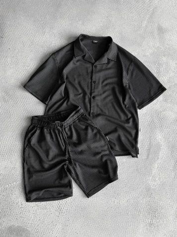 Комплект сорочка шорти чоловічий літний легкий MOR mors1-XL фото