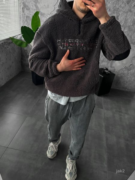 Плюшеве оверсайз Худі ESSENTIALS jak2-XL фото