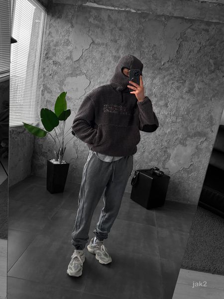 Плюшеве оверсайз Худі ESSENTIALS jak2-XL фото