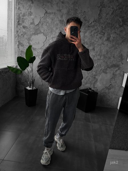 Плюшеве оверсайз Худі ESSENTIALS jak2-XL фото