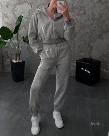 Жіночий костюм кофта на блискавці штани _kyt4-l фото