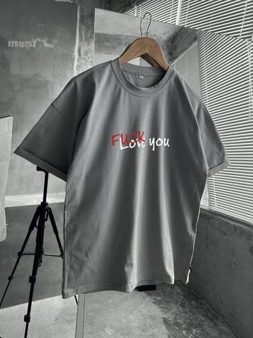 Футболка з принтом f291p257-XL фото