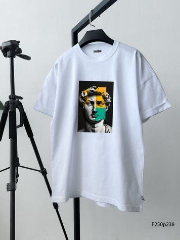 Футболка з принтом f250p238-XL фото