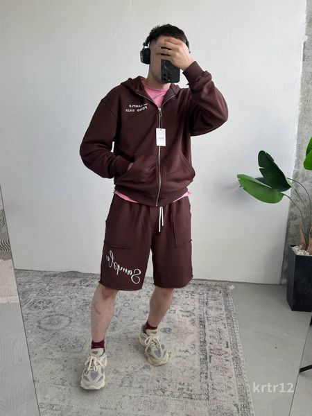 Костюм чоловічий оверсайз кофта шорти Karter krtr12-XL фото