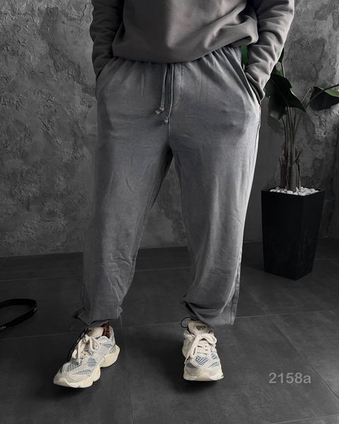 Спортивні штани з ефектом варки 2158a-xl фото