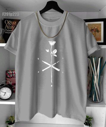 Футболка з принтом f291p223-XL фото
