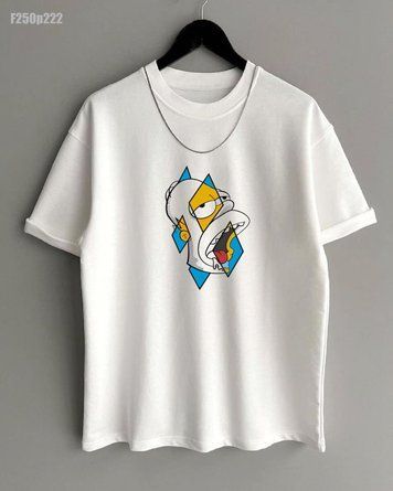 Футболка з принтом f250p222-XL фото