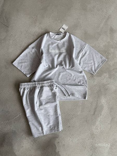 Костюм Футболка шорти чоловічий оверсайз SML sml4p2-xl фото