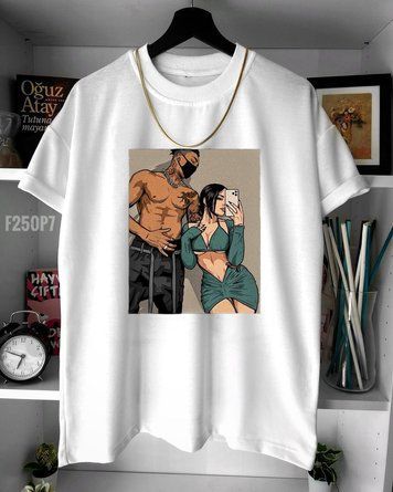 Футболка з принтом F250P7-XL фото