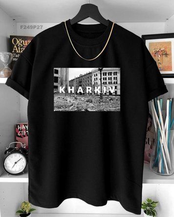 Футболка з принтом f249P27-XL фото