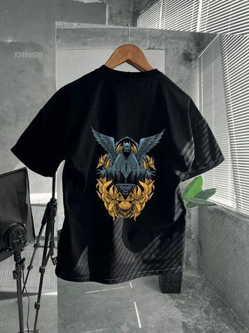 Футболка з принтом f249ps30-XL фото