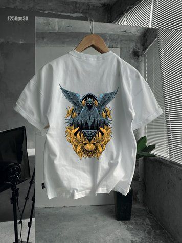 Футболка з принтом f250ps30-XL фото