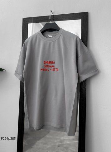 Футболка з принтом f291p285-XL фото