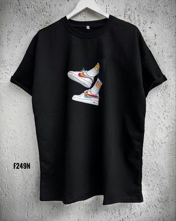 Футболка з принтом f249N-xl фото