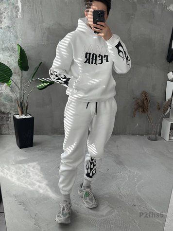 Костюм худі штани з принтом p2fhs5XL фото