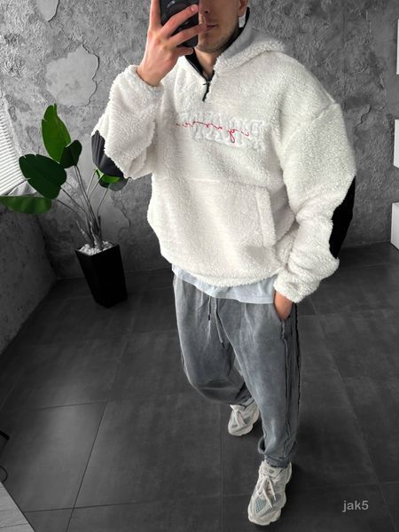 Плюшеве оверсайз Худі ESSENTIALS jak5-XL фото
