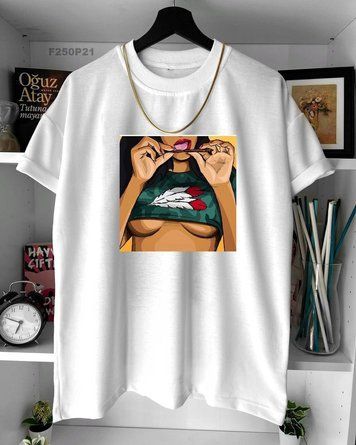 Футболка з принтом f250P21-XL фото
