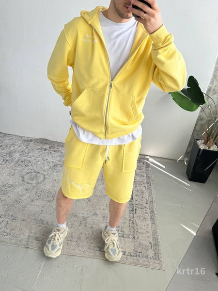 Костюм чоловічий оверсайз кофта шорти Karter krtr16-XL фото
