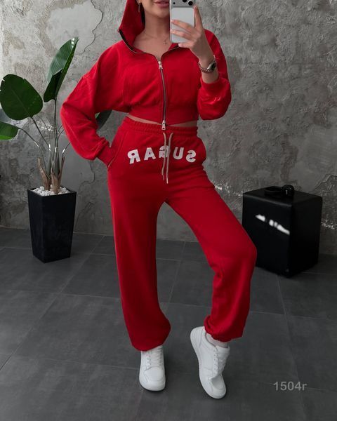 Жіночий костюм кофта на блискавці штани SUGAR _1504r-s фото